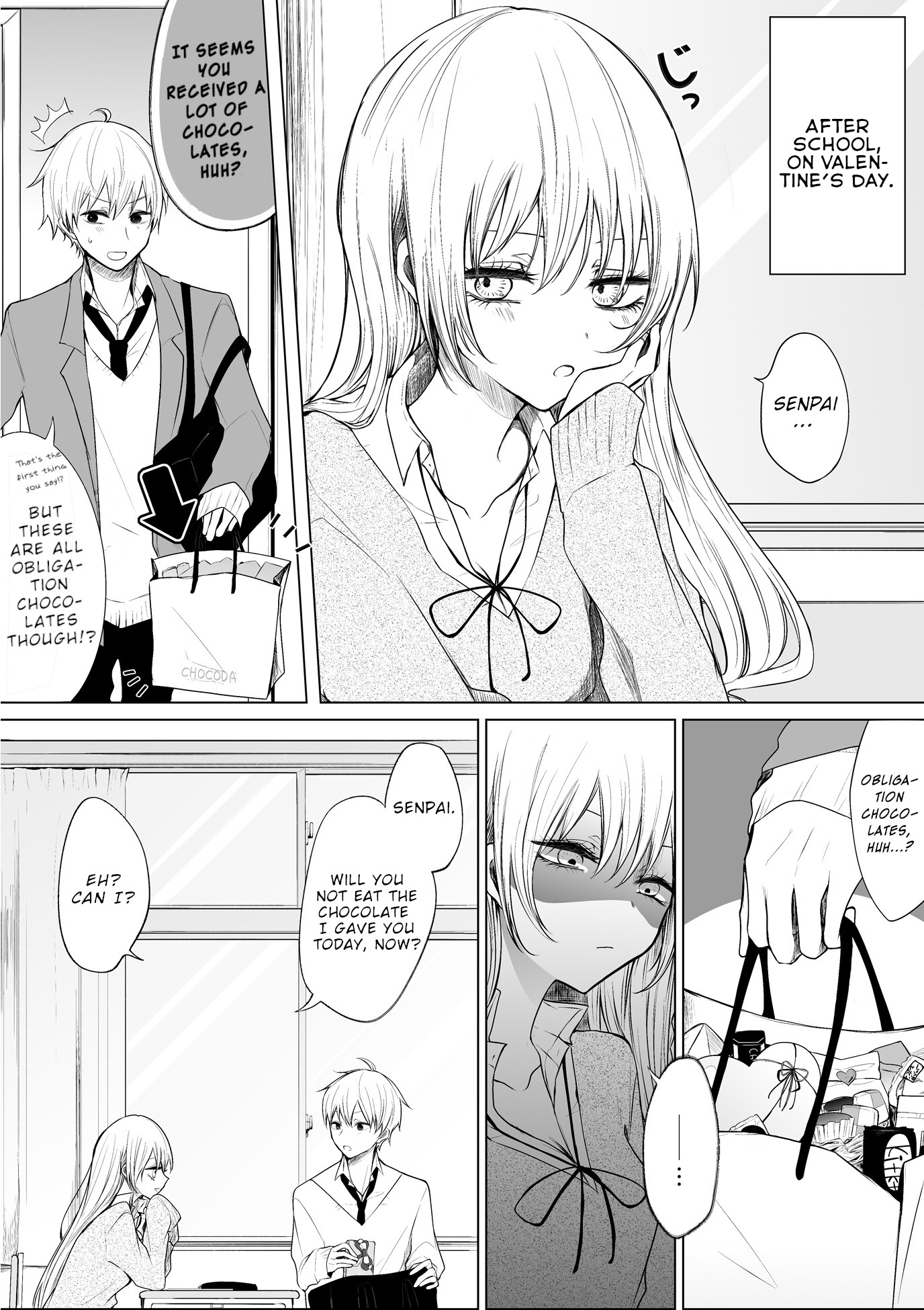 Ichizu De Bitch Na Kouhai Chapter 23: Spending Valentine S With My Flirtatious Kouhai (2) - Picture 1
