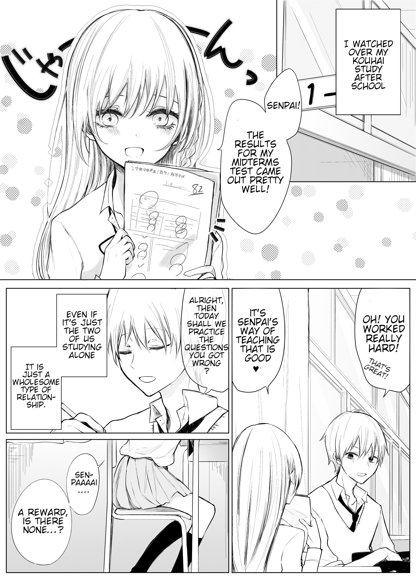 Ichizu De Bitch Na Kouhai Chapter 9: A Story About The Flirtatious Junior That Worked Hard - Picture 1