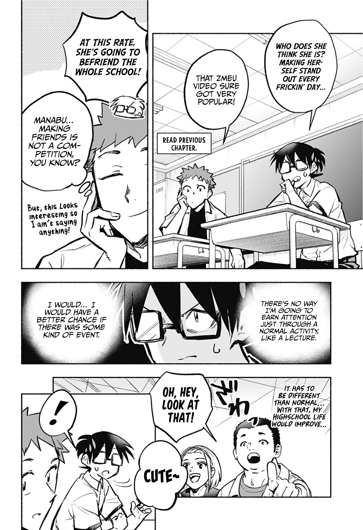 That Dragon (Exchange) Student Stands Out More Than Me Chapter 6: I Also Want To Be A Beloved Lost Puppy! - Picture 3