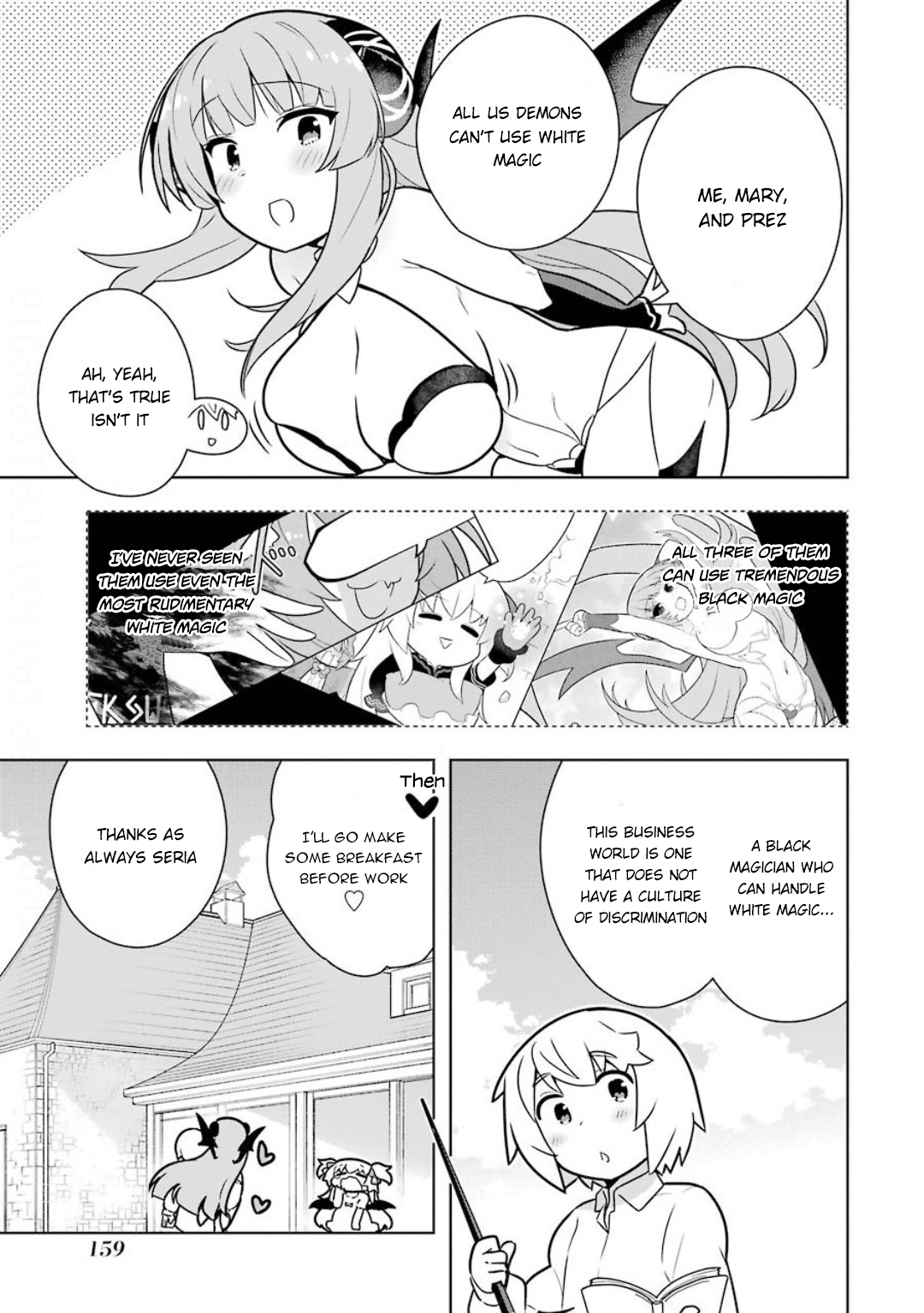 Though Young People Recoil From Entering The Black Magic Industry, I Found Its Treatment Of Employees Quite Good When I Entered It, And The President And Familiar Are Cute Too So Everything Is Awesome Chapter 23: Nursing Prez And White Magic - Picture 3