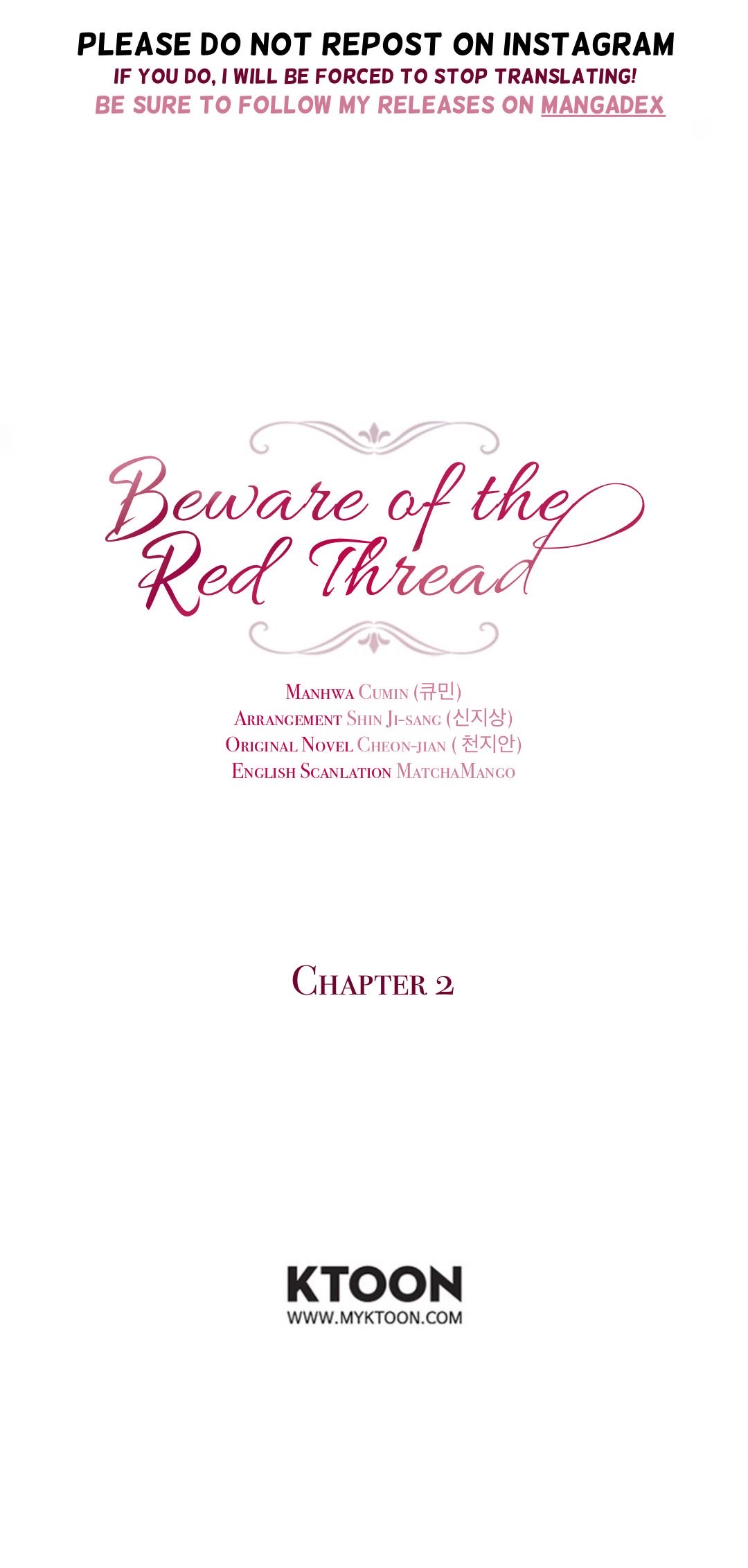 Beware Of The Red Thread Chapter 2 - Picture 1
