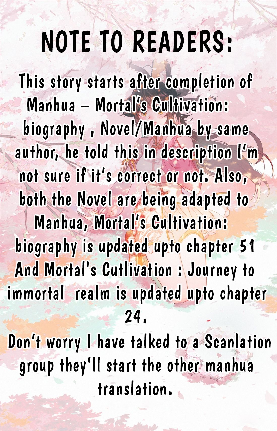 Mortal’S Cultivation: Journey To Immortality - Page 1