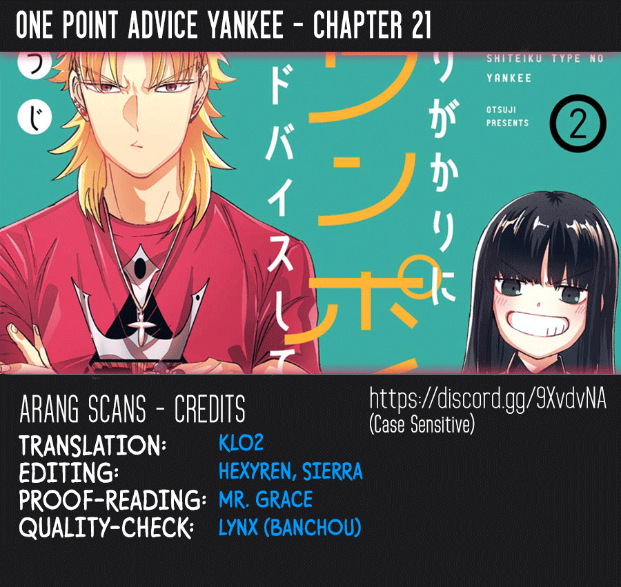 Toorigakari Ni One Point Advice Shiteiku Type No Yankee Vol.2 Chapter 21 - Picture 1
