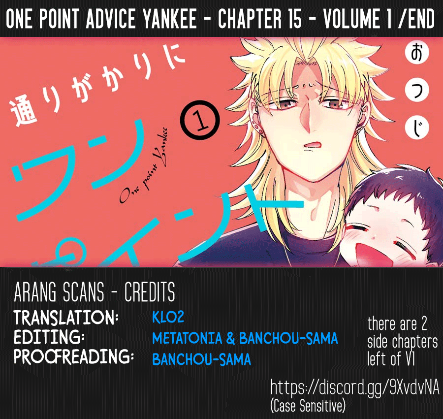 Toorigakari Ni One Point Advice Shiteiku Type No Yankee Vol.1 Chapter 15 - Picture 1
