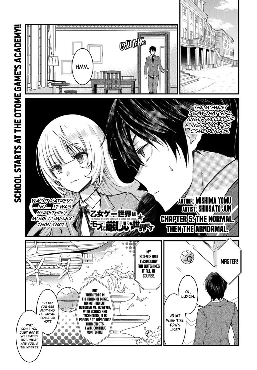 The World Of Otome Games Is Tough For Mobs Chapter 5: The Normal. Then The Abnormal. - Picture 2
