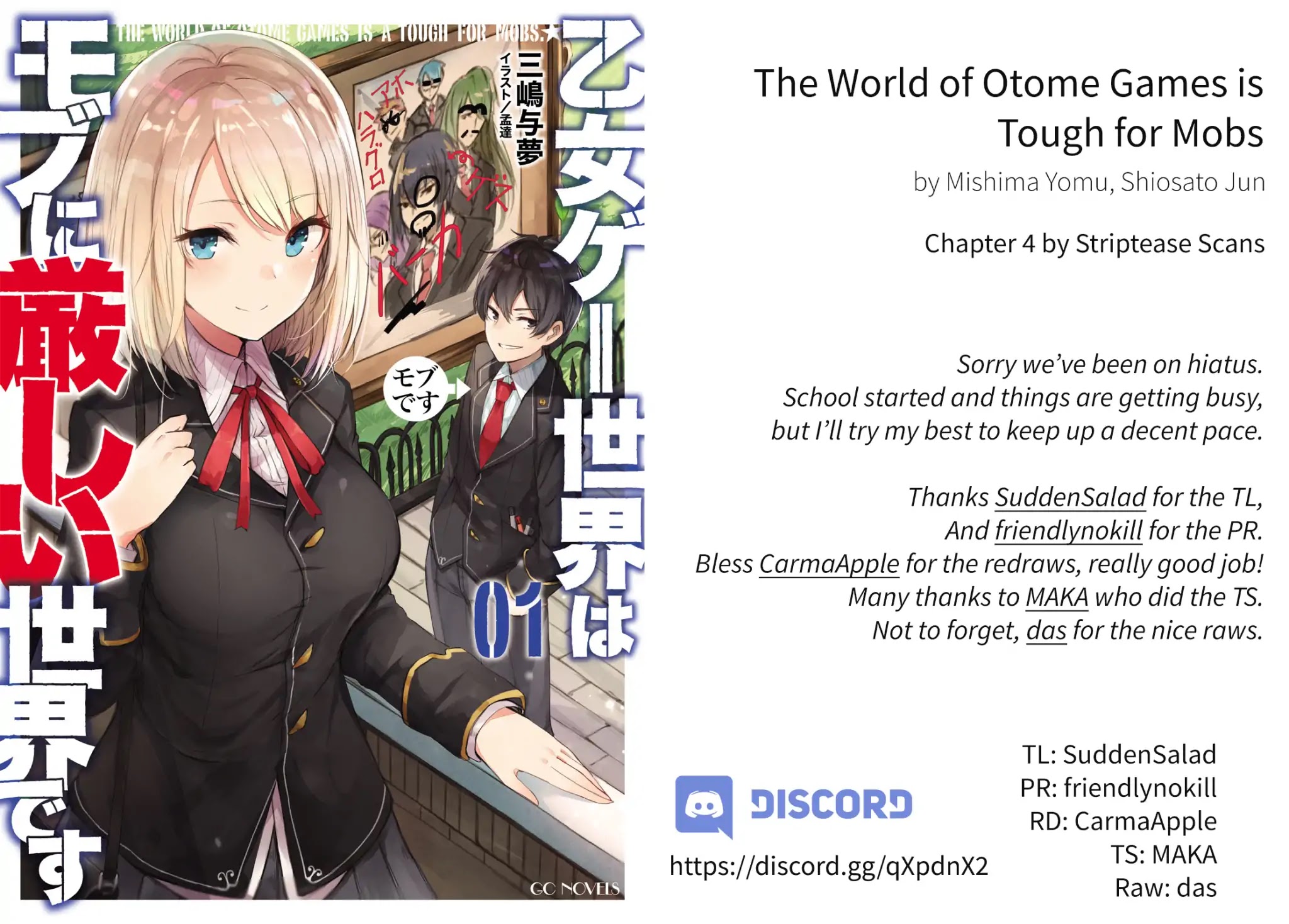 The World Of Otome Games Is Tough For Mobs Chapter 4: Enrollment - Picture 1