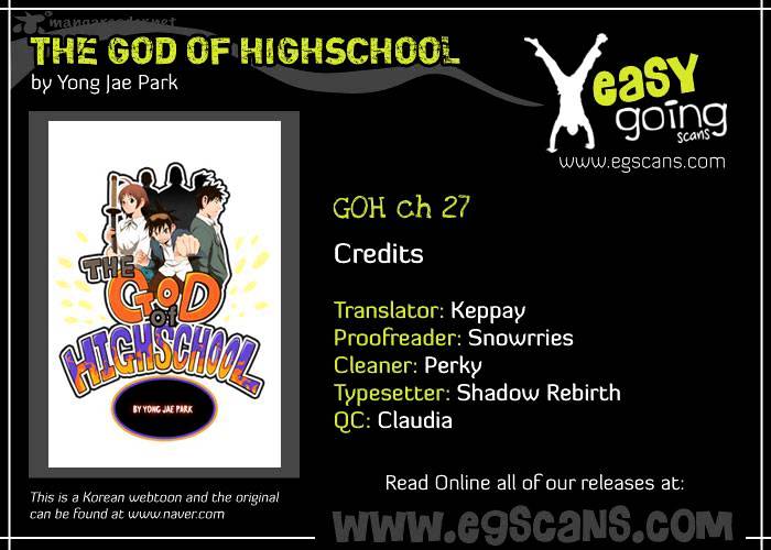 The God Of High School Chapter 27 - Picture 1