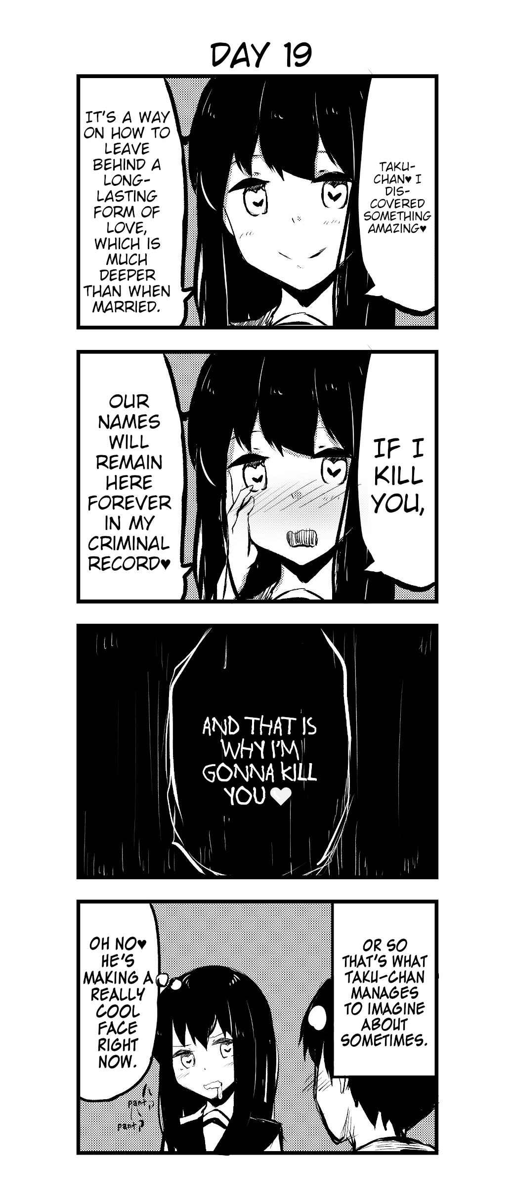 A Story About Wanting To Commit Suicide, But It's Scary So I Find A Yandere Girl To Kill Me, But After 100 Days, I Somehow Got ○○ - Page 1
