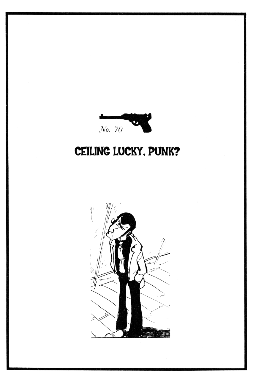 Lupin Iii: World’S Most Wanted Vol.8 Chapter 70: Ceiling Lucky, Punk? - Picture 1
