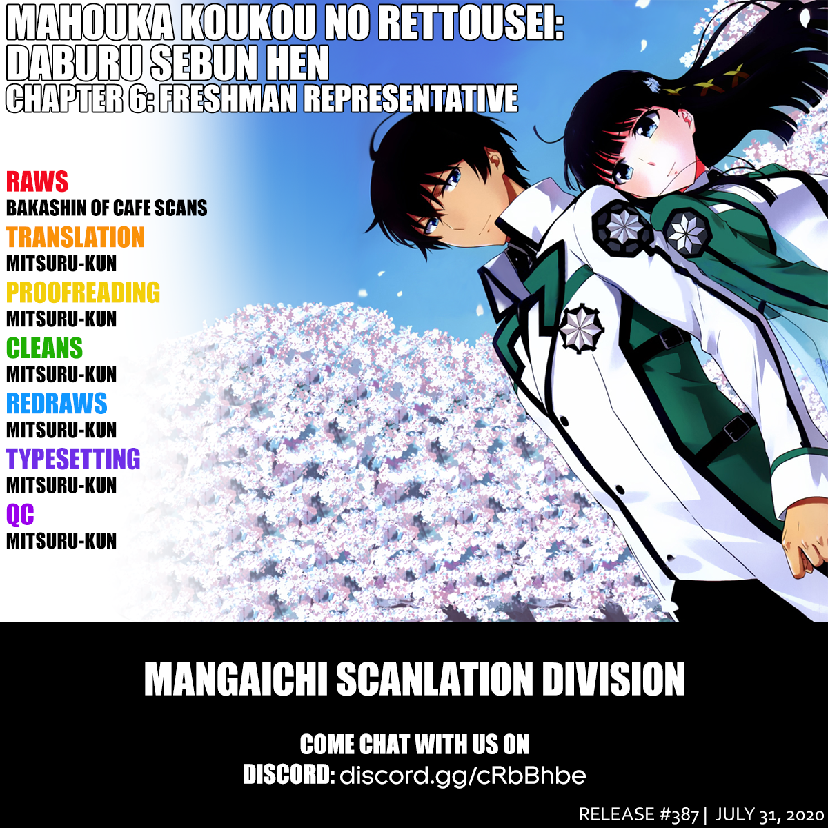 Mahouka Koukou No Rettousei - Double Seven Hen Vol.1 Chapter 6: Freshman Representative - Picture 1