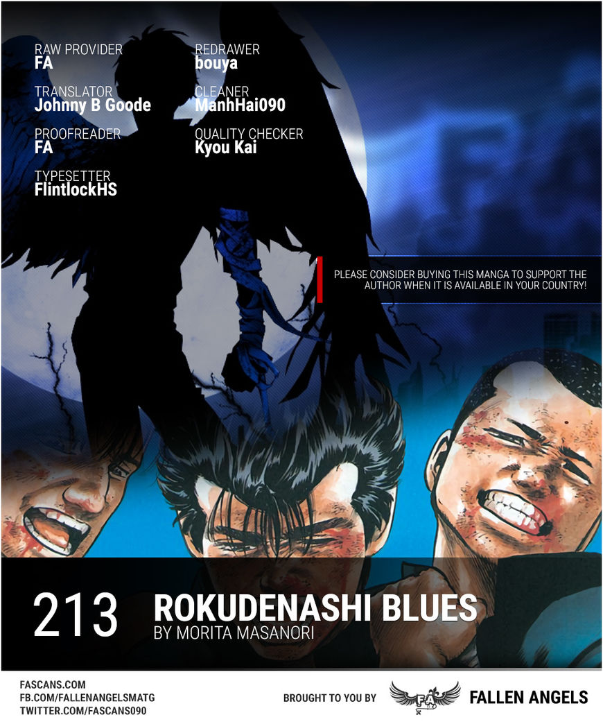 Rokudenashi Blues Vol.09 Chapter 213 : We Were Held Back - Picture 1