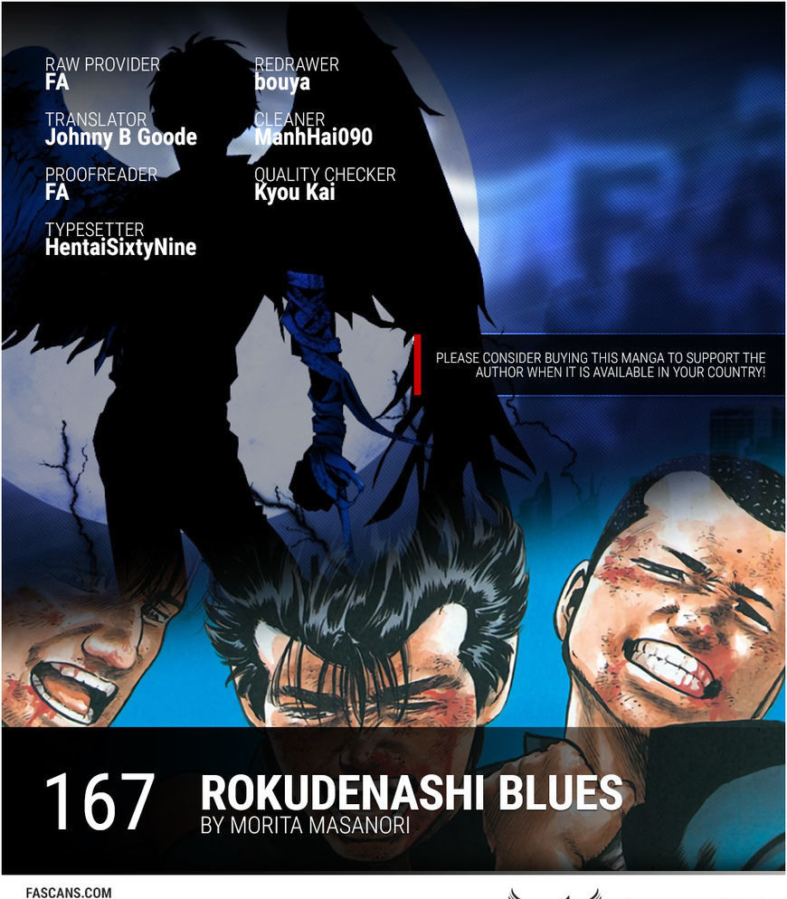 Rokudenashi Blues Vol.9 Chapter 167 : Under The Bandana - Picture 1