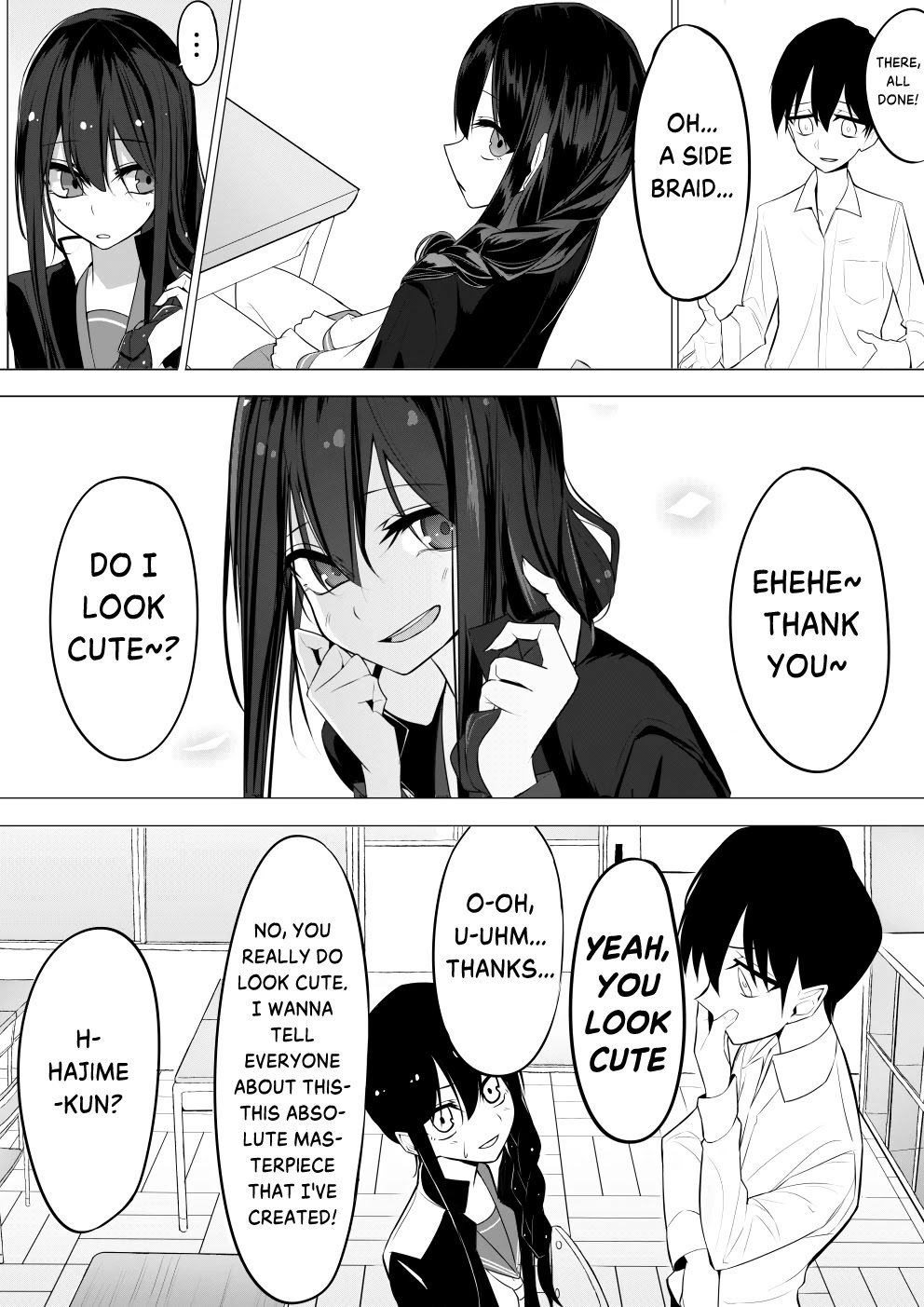 Mitsuishi-San Chapter 7: Braiding The Hair Of My Classmate - Picture 3