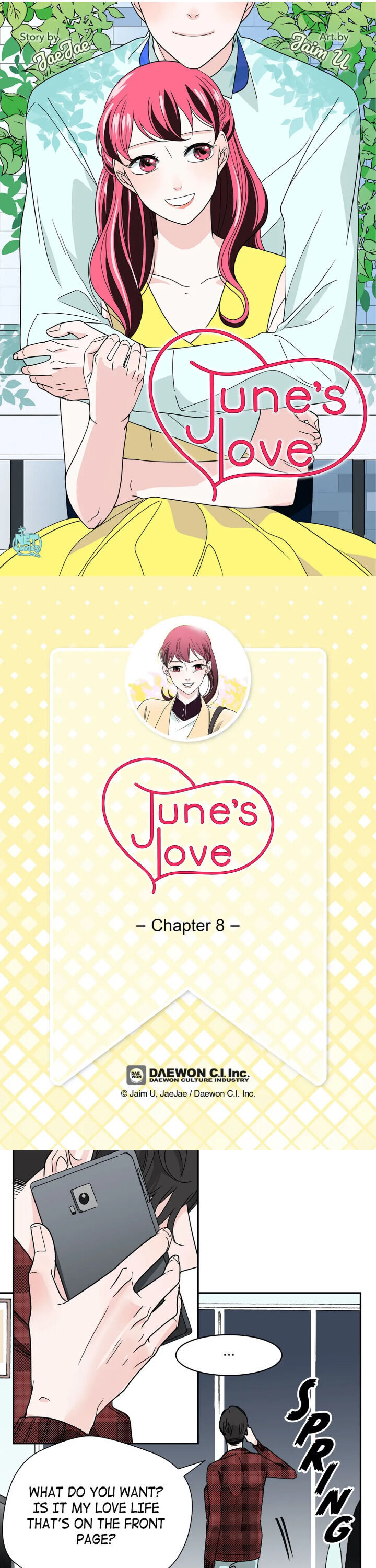 June’S Love Chapter 8 - Picture 2