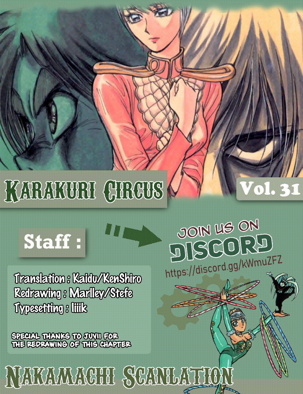 Karakuri Circus Chapter 301: Main Part - Days With Narumi - Act 1: Opening Bell - Picture 1