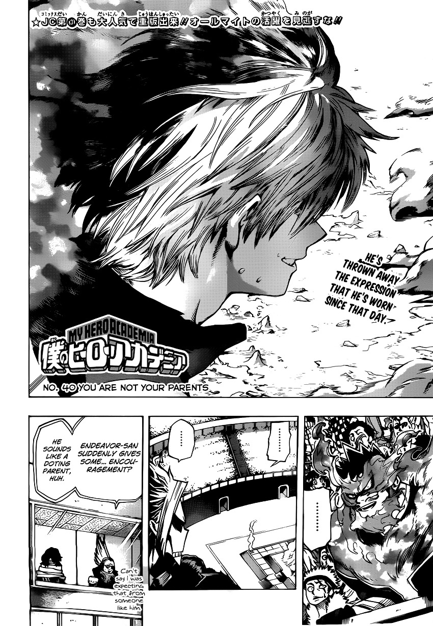 Boku No Hero Academia Chapter 40 (V2) : You Are Not Your Parents - Picture 3