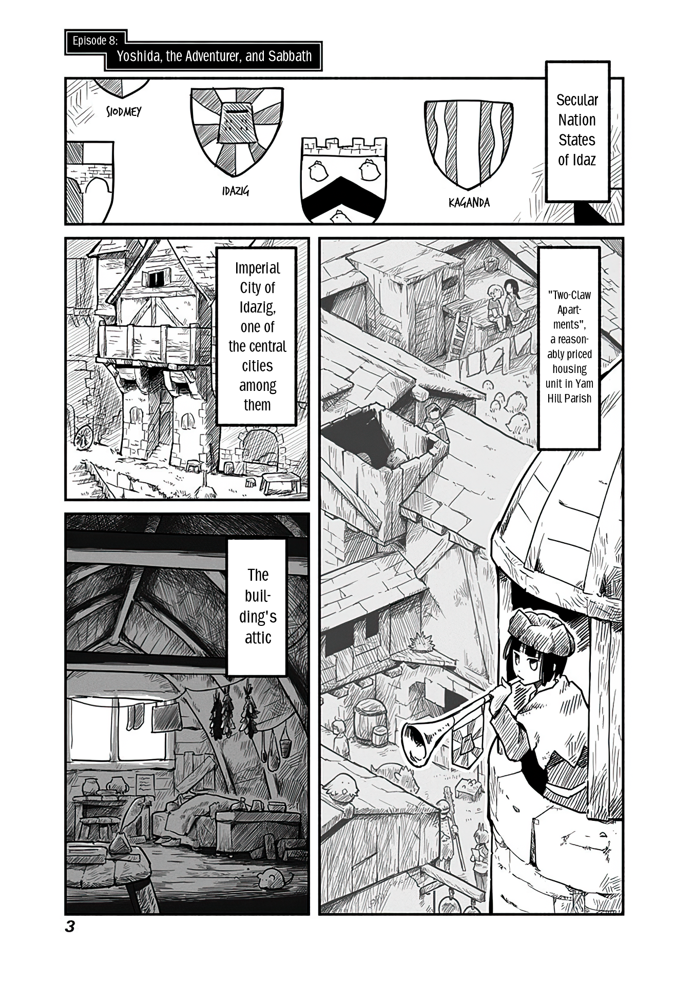 The Dragon, The Hero, And The Courier Vol.2 Chapter 8: Yoshida, The Adventurer, And Sabbath - Picture 3