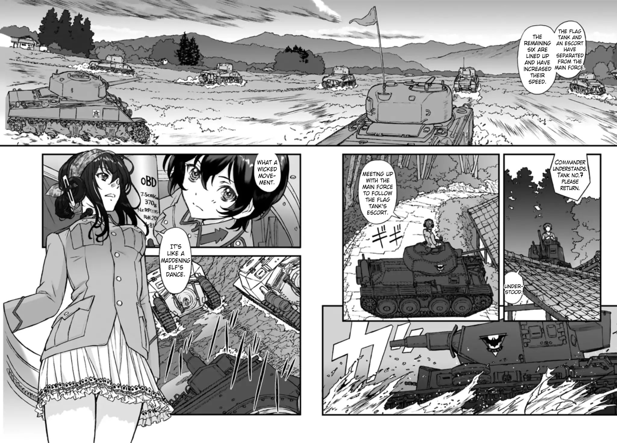 Girls Und Panzer - The Fir Tree And The Iron-Winged Witch Vol.1 Chapter 3 - Picture 2