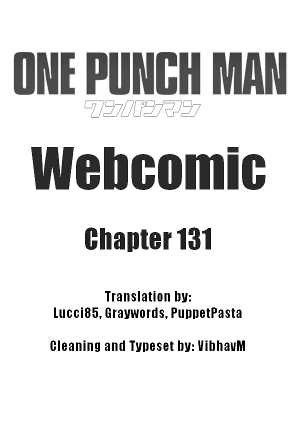 Onepunch-Man (One) Chapter 131 - Picture 1