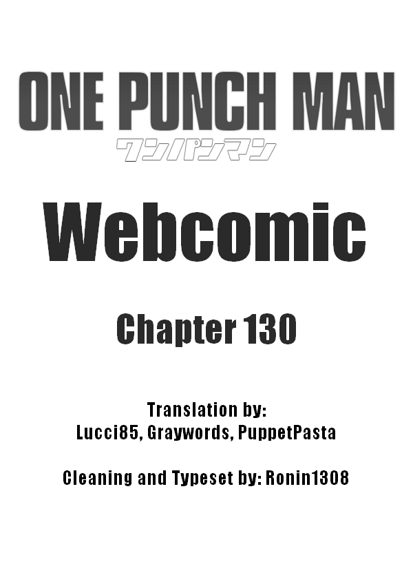 Onepunch-Man (One) Chapter 130 - Picture 1