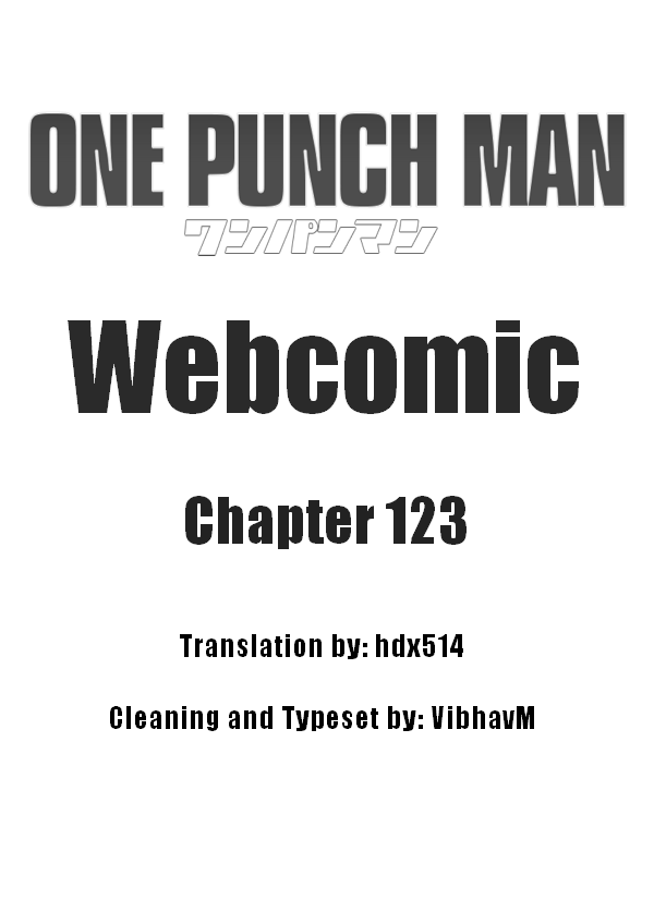 Onepunch-Man (One) Chapter 123 - Picture 1