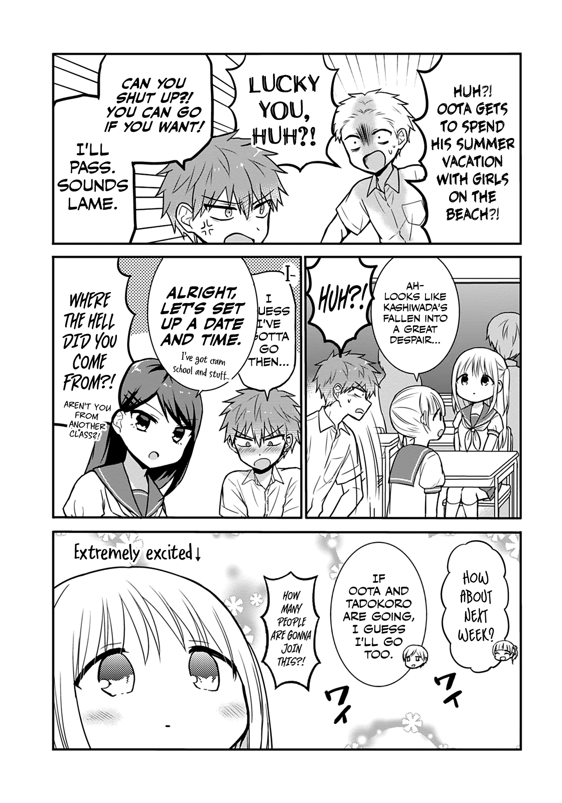Expressionless Kashiwada-San And Emotional Oota-Kun Vol.3 Chapter 33: Kashiwada-San And The Swimsuit - Picture 3