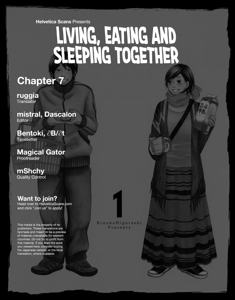 Living, Eating And Sleeping Together Vol.2 Chapter 7: Unavoidable Circumstance / Second Night - Picture 1