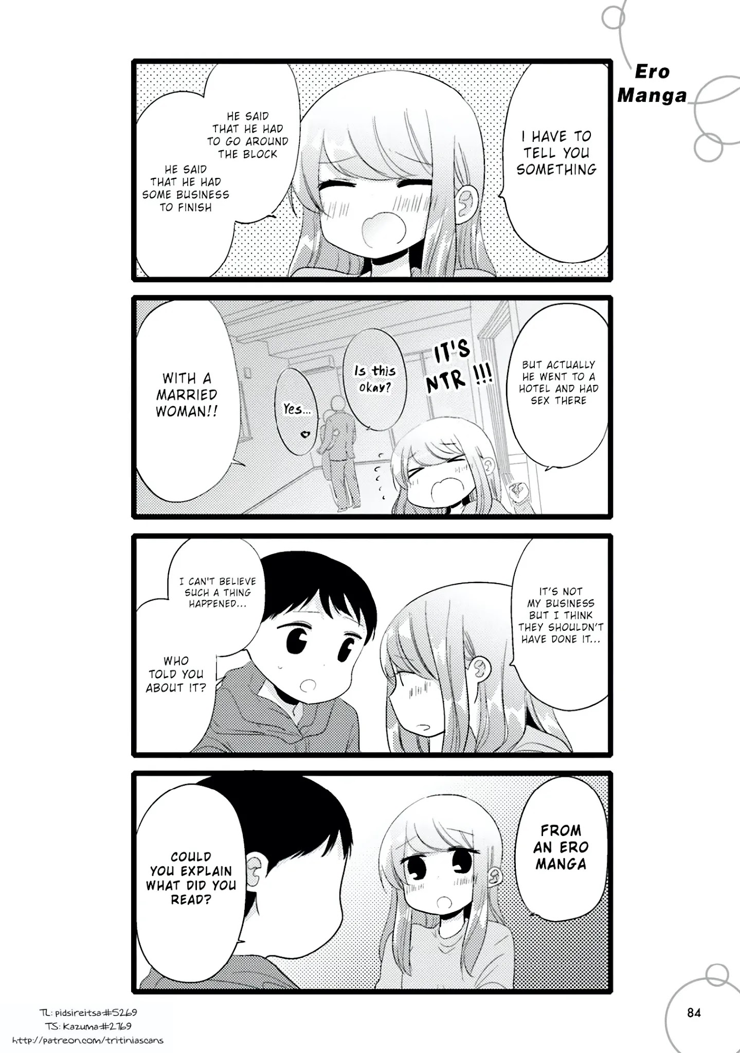 I'm In Trouble With Her High Libido Chapter 74: Ero Manga - Picture 1