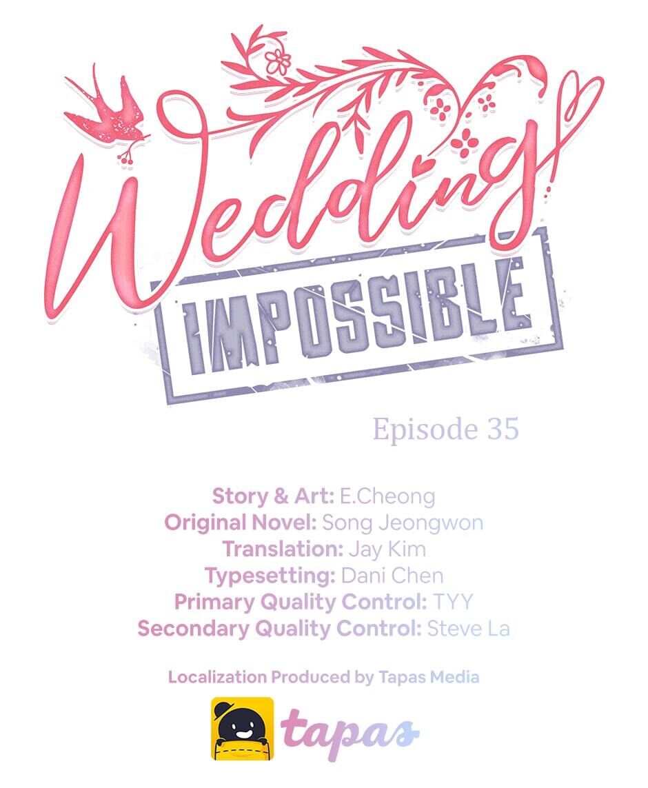Wedding Impossible Chapter 35 - Picture 1