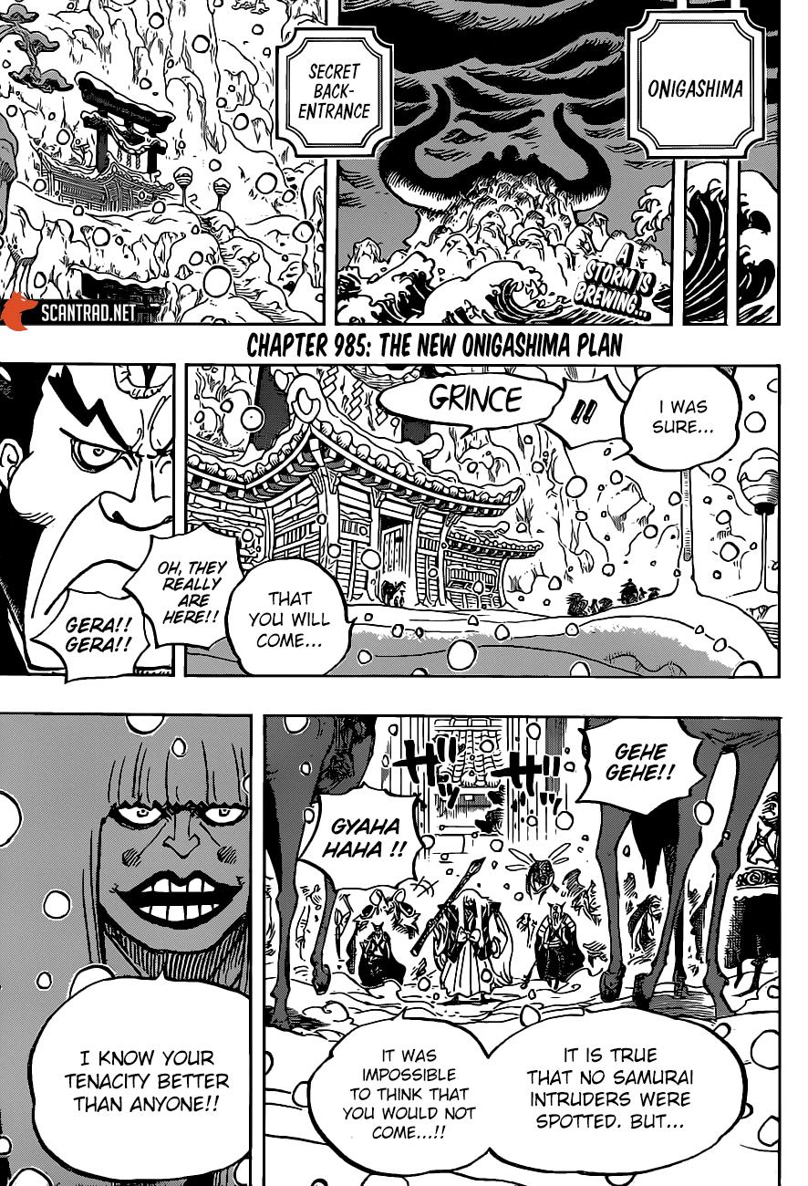One Piece Chapter 985 - Picture 3