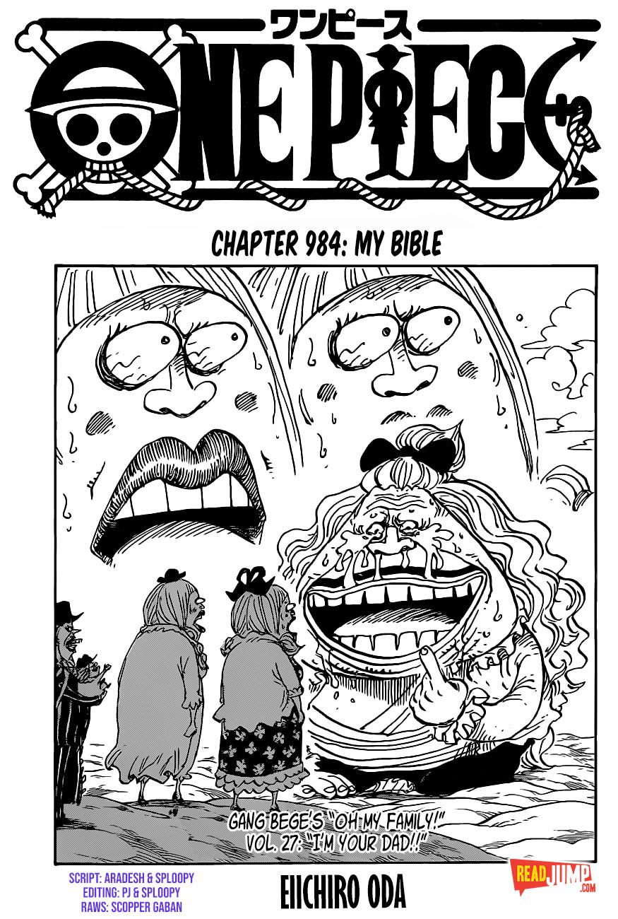 One Piece Chapter 984 - Picture 1