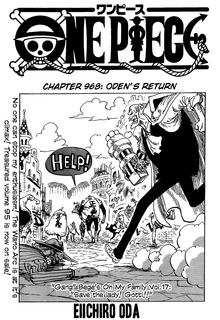One Piece Chapter 968: Oden S Return - Picture 1
