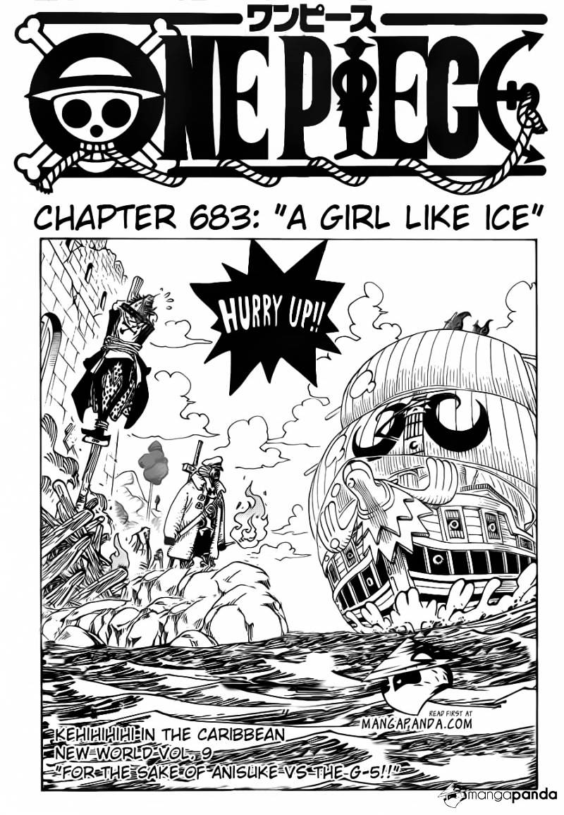 One Piece Chapter 683 : A Girl Like Ice - Picture 3