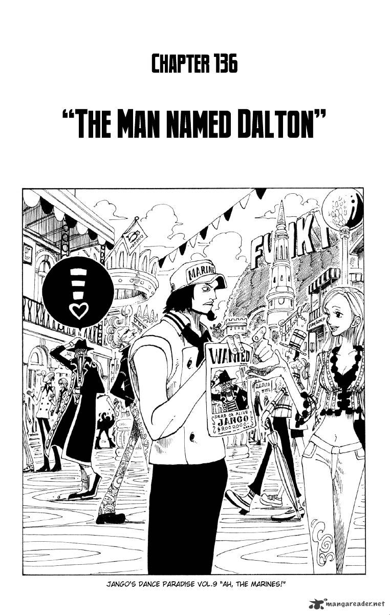 One Piece Chapter 136 : The Man Named Dalton - Picture 1