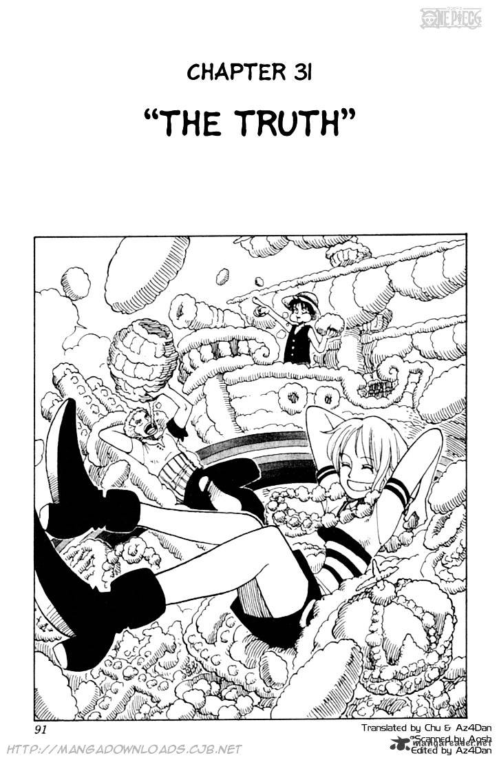 One Piece Chapter 31 : The Truth - Picture 1