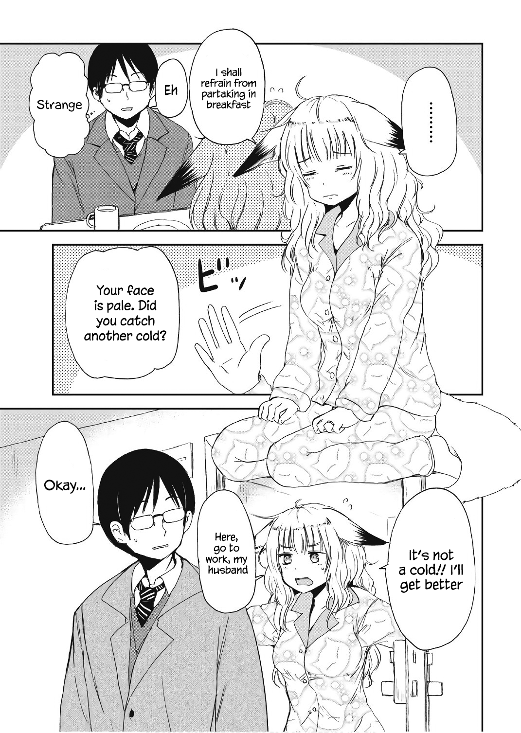 Kitsune No Oyome-Chan Vol.2 Chapter 11: Comforting My Kitsune Wife - Picture 3