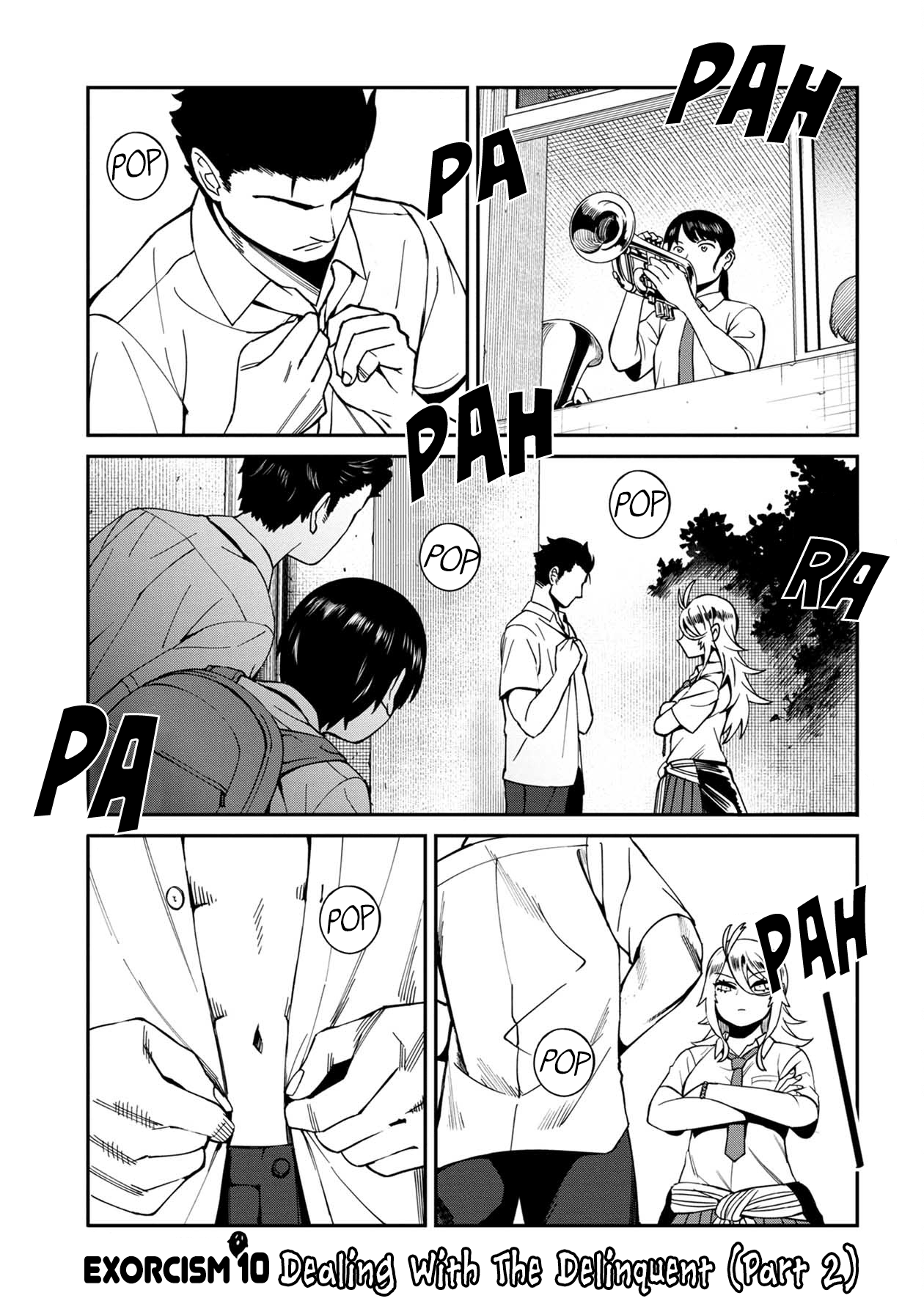 Bad Girl-Exorcist Reina Vol.1 Chapter 10: Exorcism #10 - Dealing With The Delinquent (Part 2) - Picture 1