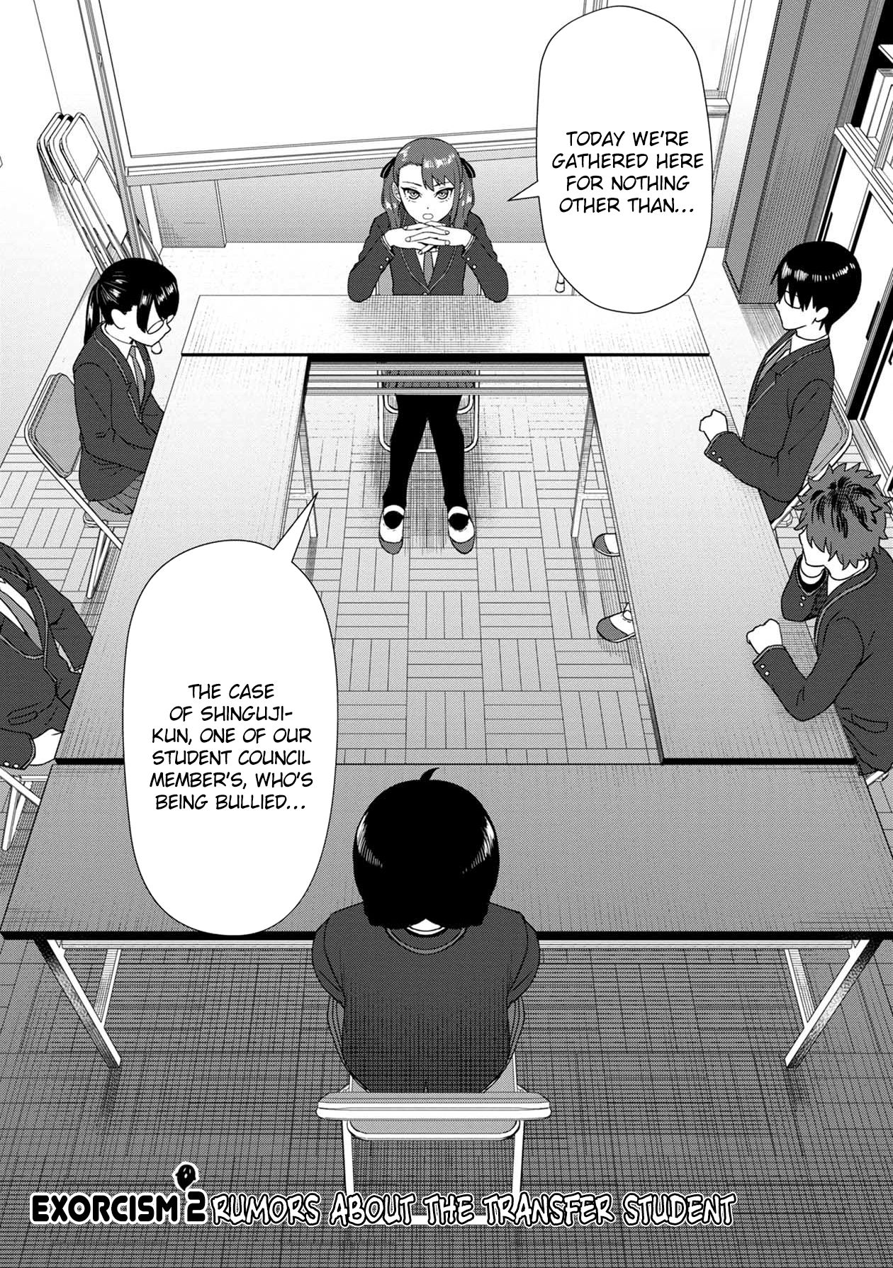 Bad Girl-Exorcist Reina Chapter 2: Exorcism #2: Rumors About The Transfer Student - Picture 1