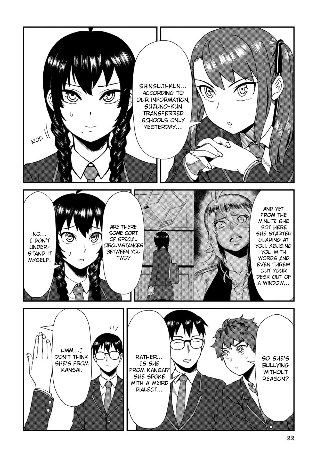 Bad Girl-Exorcist Reina Chapter 2: Exorcism #2: Rumors About The Transfer Student - Picture 2