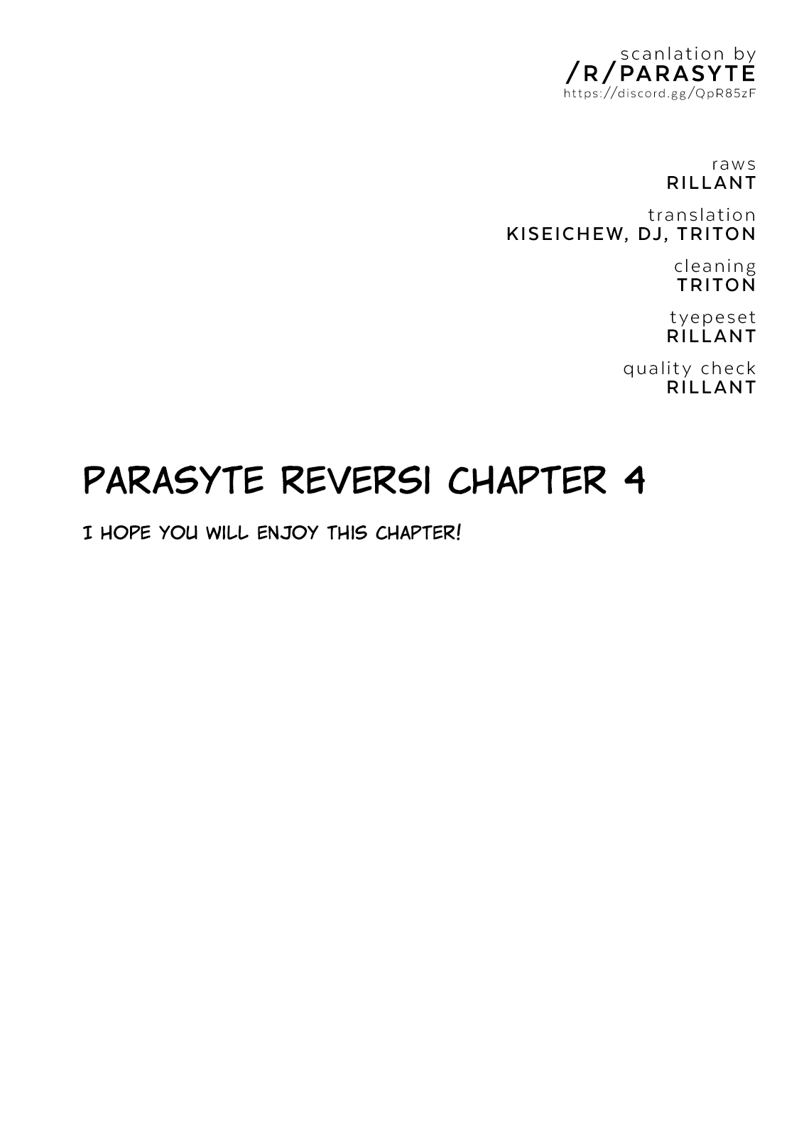 Parasyte Reversi Vol.1 Chapter 4: Diablo Ii - Picture 1