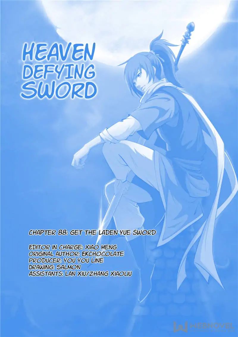 Heaven Defying Sword Chapter 88: Get The Laden Yue Sword - Picture 1