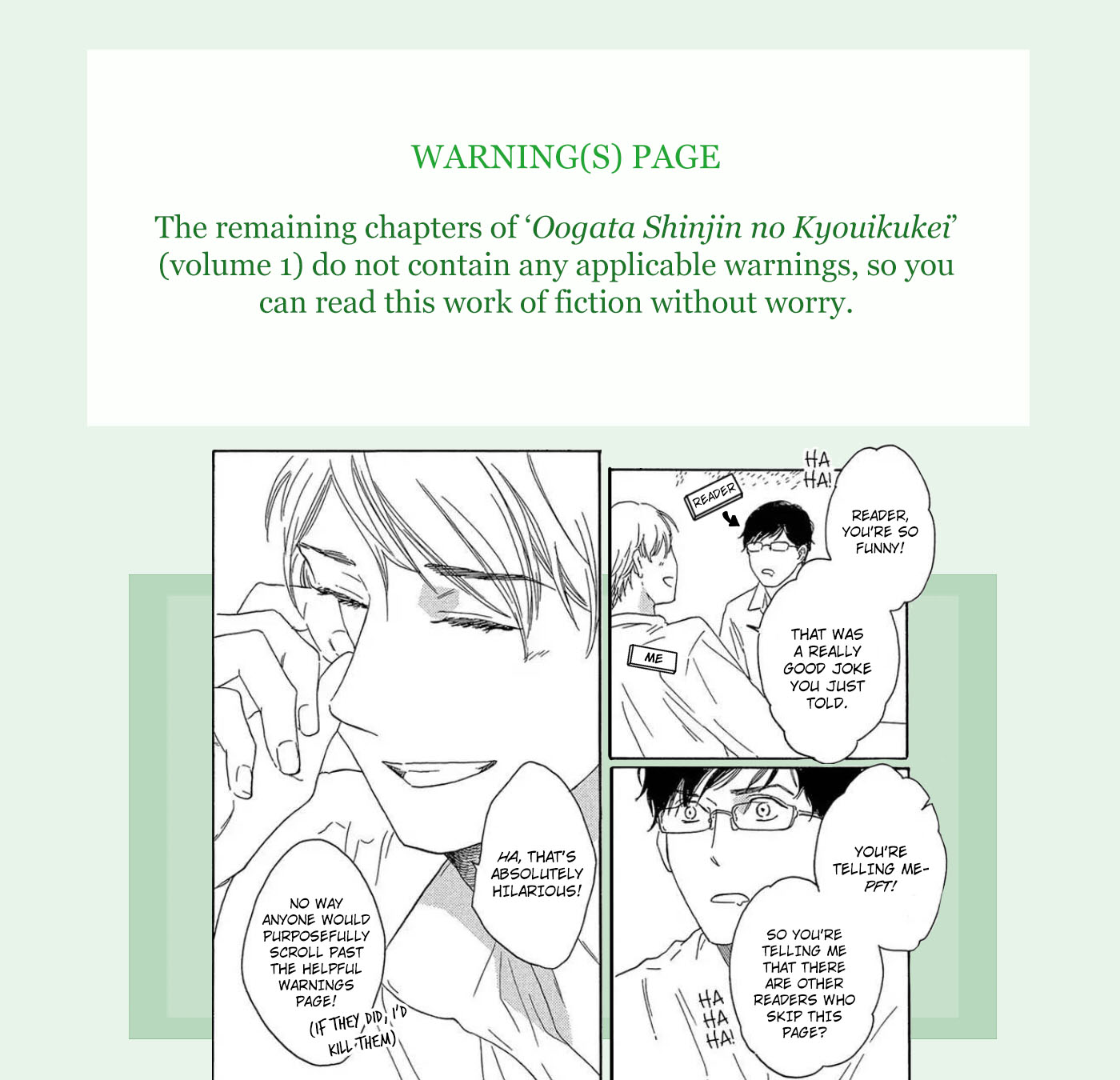 Oogata Shinjin No Kyouikukei Chapter 3 - Picture 2