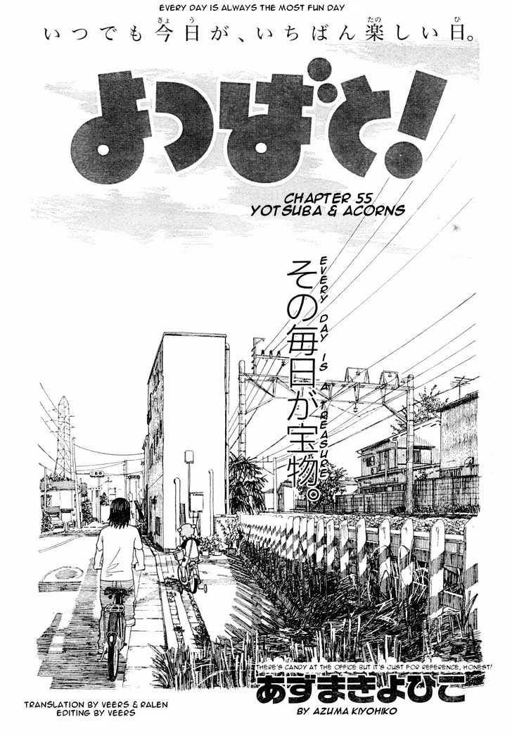 Yotsubato! Vol.8 Chapter 55 : Yotsuba & Acorns - Picture 1