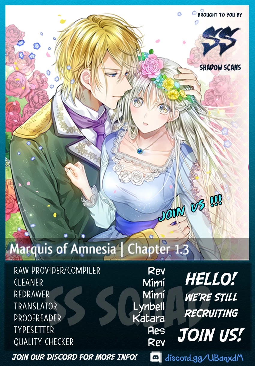 Marquis Of Amnesia Chapter 1.3 - Picture 1