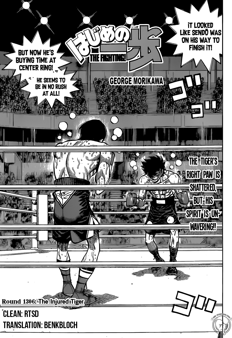 Hajime No Ippo Chapter 1306: The Injured Tiger - Picture 1