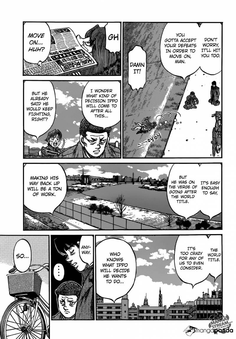 Hajime No Ippo Chapter 1075 : Words Of Resolve - Picture 3