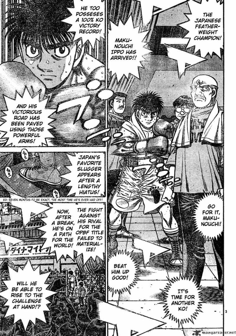 Hajime No Ippo Chapter 729 - Picture 3