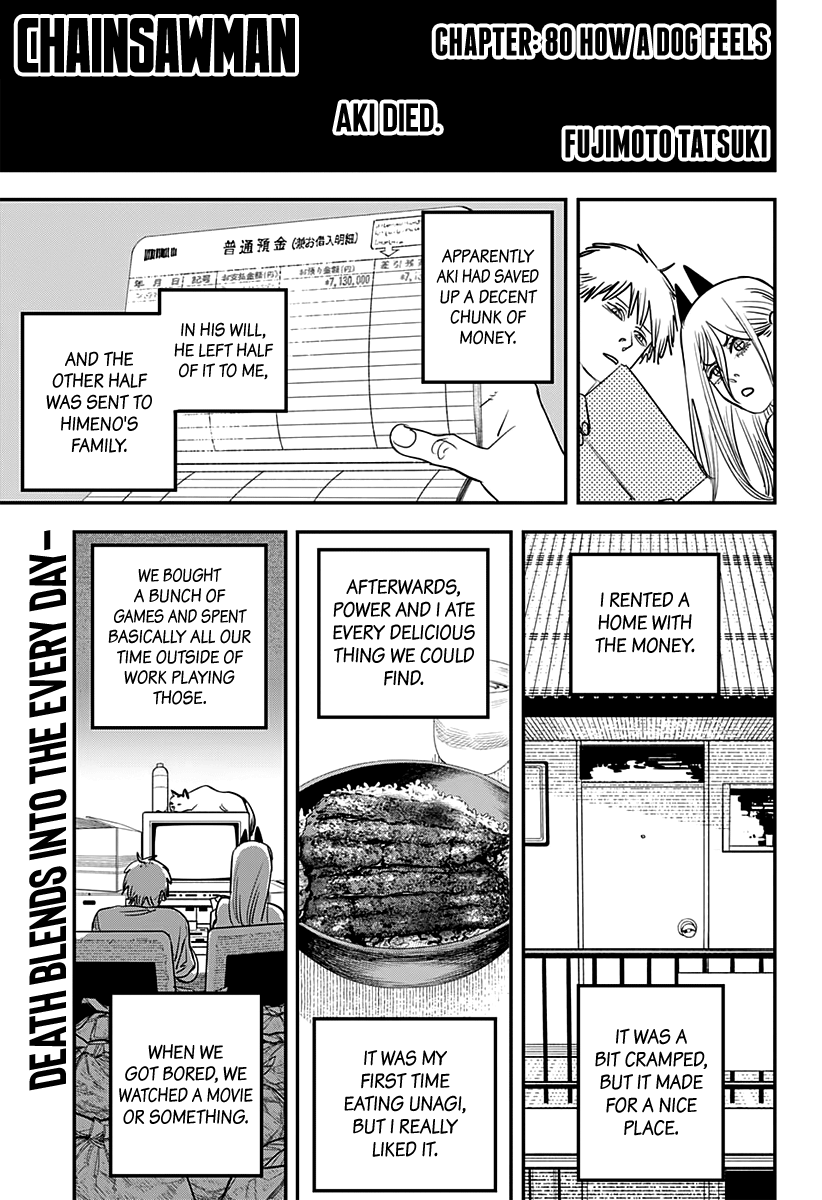 Chainsaw Man Chapter 80: How A Dog Feels - Picture 1