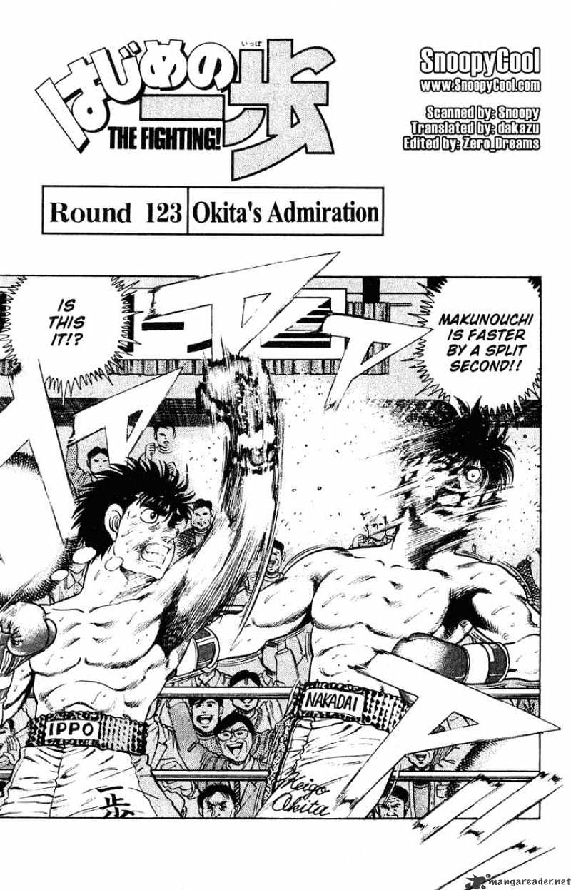 Hajime No Ippo Chapter 123 - Picture 1
