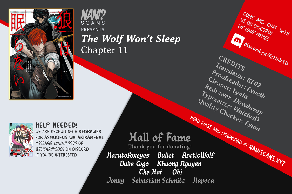 The Wolf Won't Sleep - Page 1